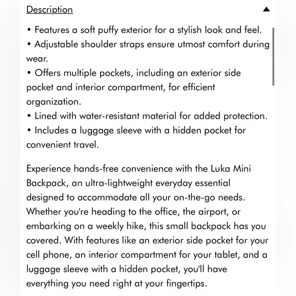 Calpak Luka Mini Backpack - Picture 8 of 8